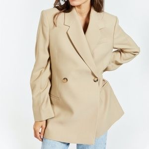 NWT Anine Bing Kaia Blazer - Sand